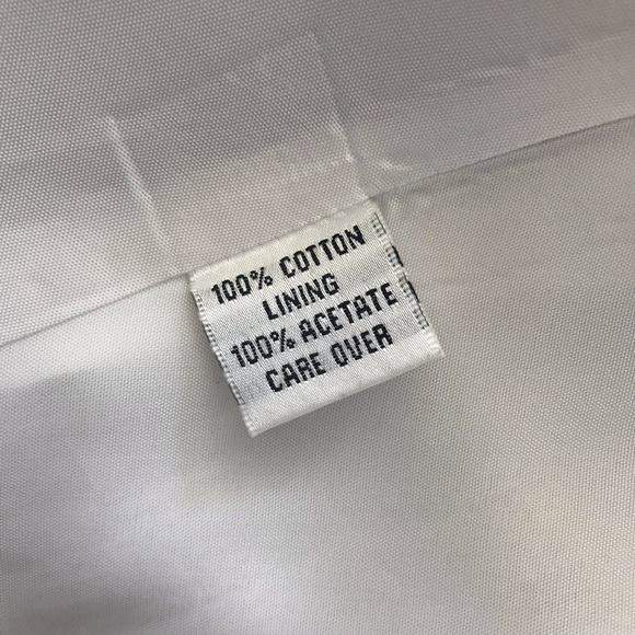 Yves Cossette  White / black trim cotton dress - Picture 5 of 5